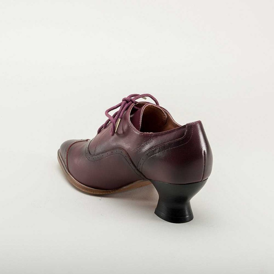 Naiset American Duchess | Lontoon Naisten Edwardian Oxfords (Kirsikka)