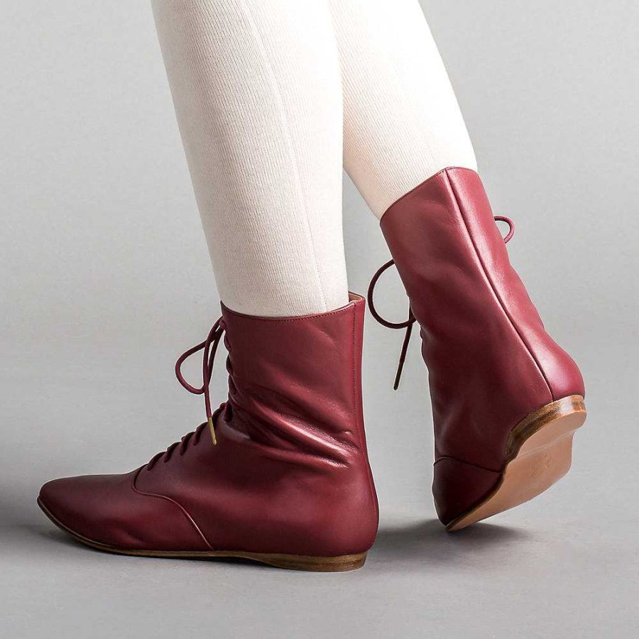 Naiset American Duchess | Hartfield Naisten Regency -Nahkasaappaat (Oxblood)