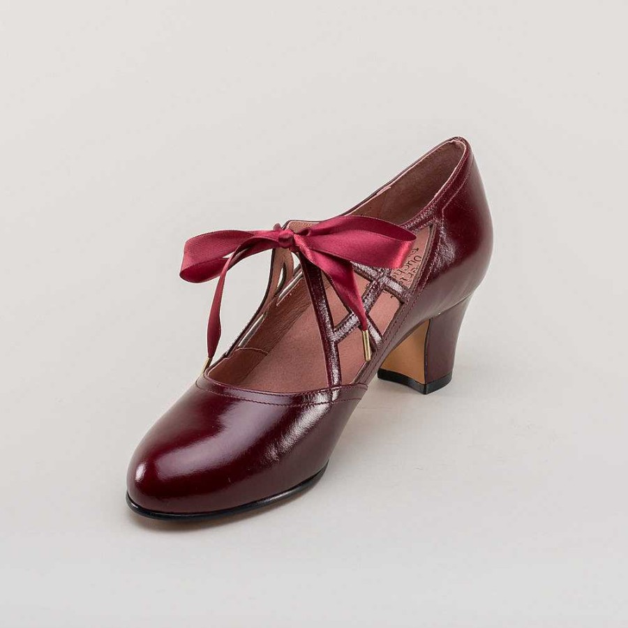 Naiset American Duchess | Parker Naisten Vintage Hamahakinverkkopumput (Merlot)