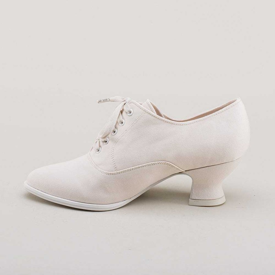 Naiset American Duchess | Kedwardian Naisten Urheilu Oxfords (Ivory)