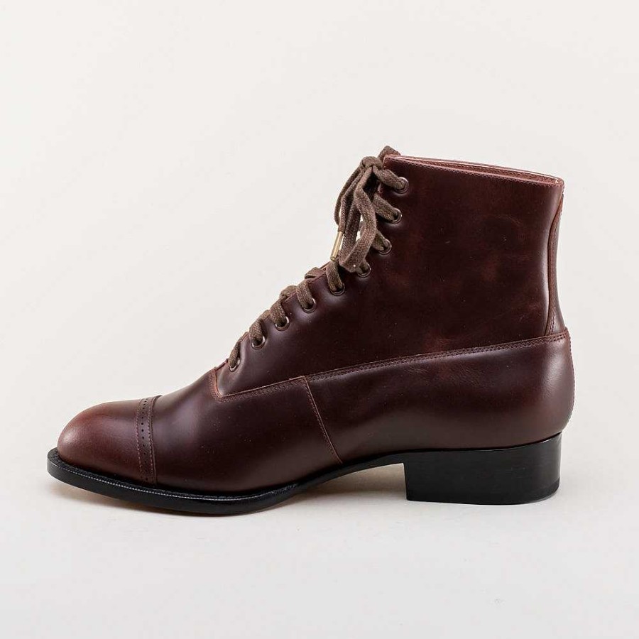 Naiset American Duchess | Raineyn Naisten Vintage-Nauhasaappaat (Cordovan)