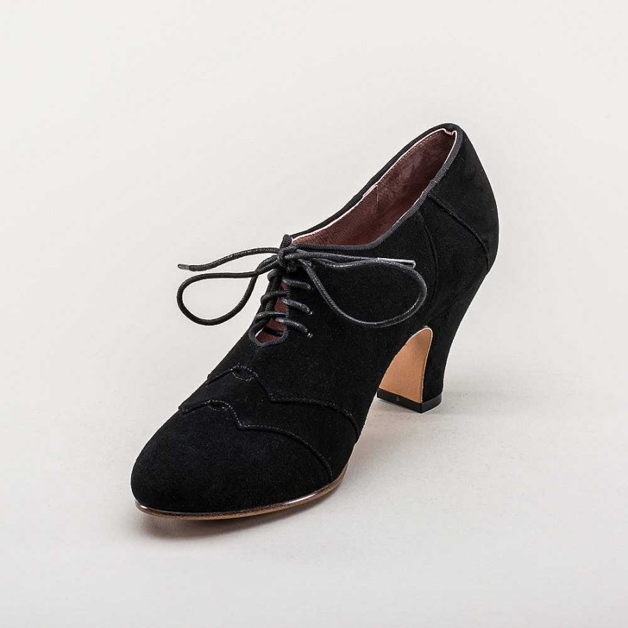 Naiset American Duchess | Karolina Naisten Retro Oxfords (Musta)