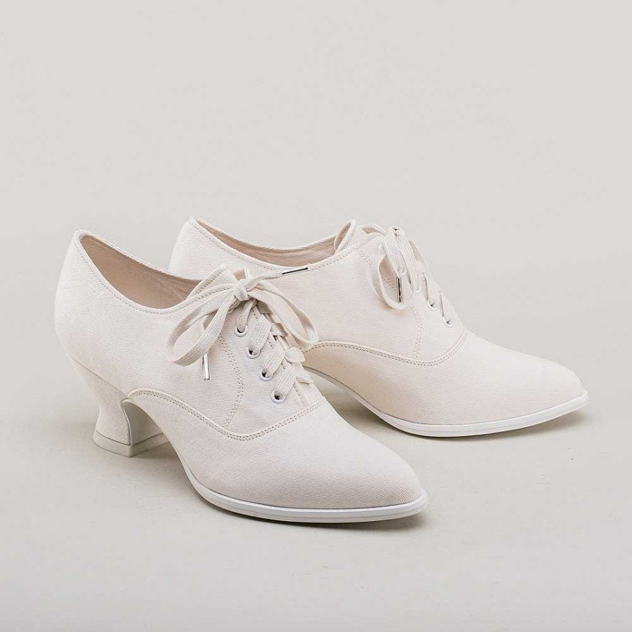 Naiset American Duchess | Kedwardian Naisten Urheilu Oxfords (Ivory)