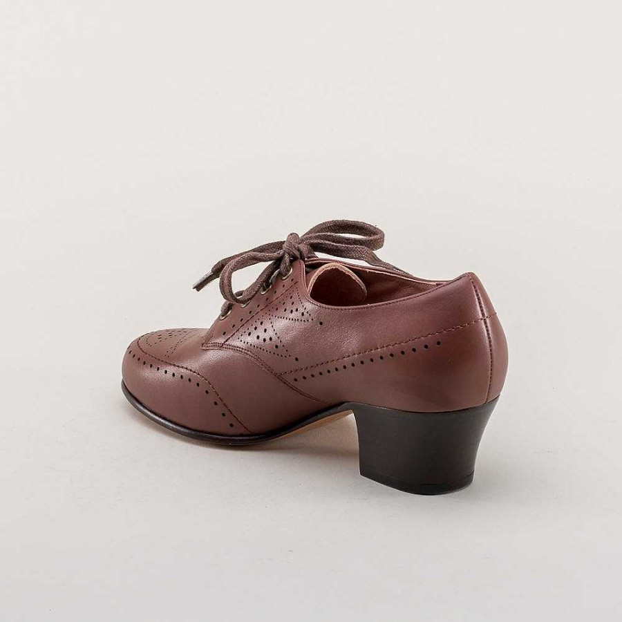 Naiset American Duchess | Ennakkotilaa Claire Naisten 1940-Luvun Oxfords Wide (Ruskea)