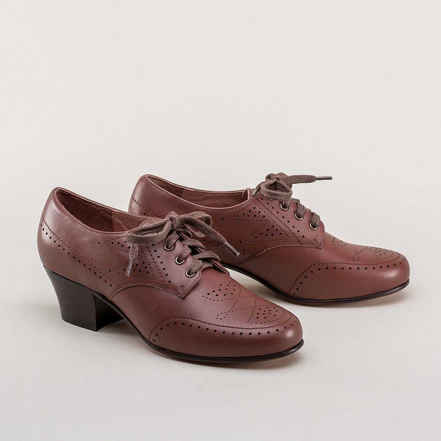 Naiset American Duchess | Claire Women'S 1940S Oxfords (Ruskea)