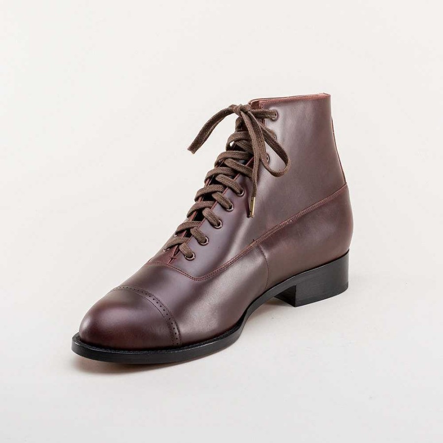 Miehet American Duchess | Noble Miesten Vintage-Nauhasaappaat (Cordovan)