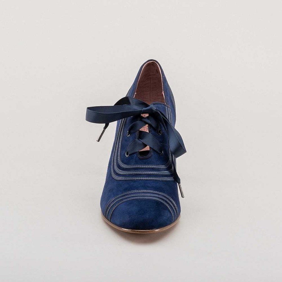 Naiset American Duchess | Claremont Women'S Retro Oxfords (Laivasto)