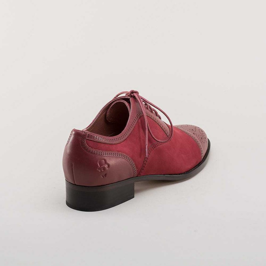 Miehet American Duchess | Miesten Dandy Vintage Cap Toe Oxfords (Oxblood)