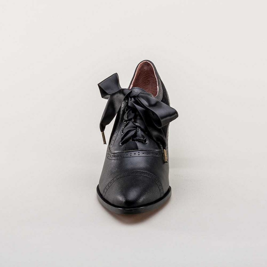 Naiset American Duchess | Lucille Naisten Edwardian Oxfords (Musta/Musta)