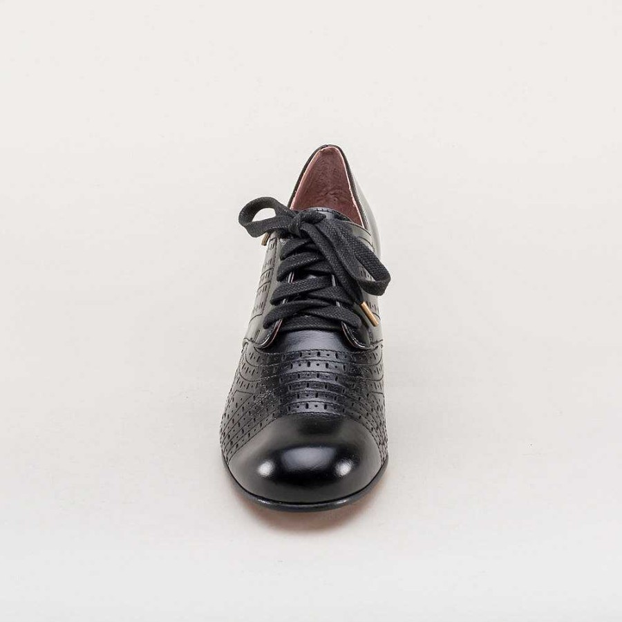 Naiset American Duchess | Naisten Bellevue Vintage Oxfords (Musta)